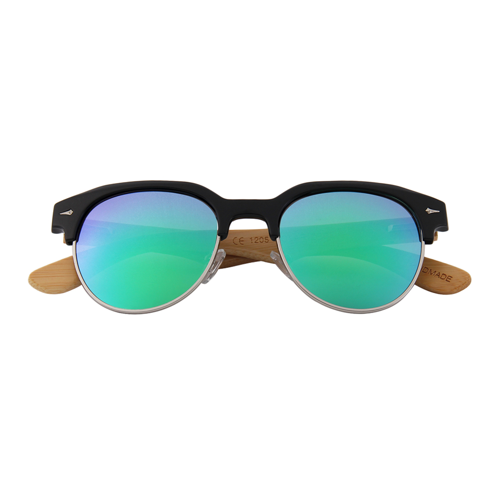 Wooden Series Bamboo Vintage RetroShade Sunglasses (SAINTMARIE) 1