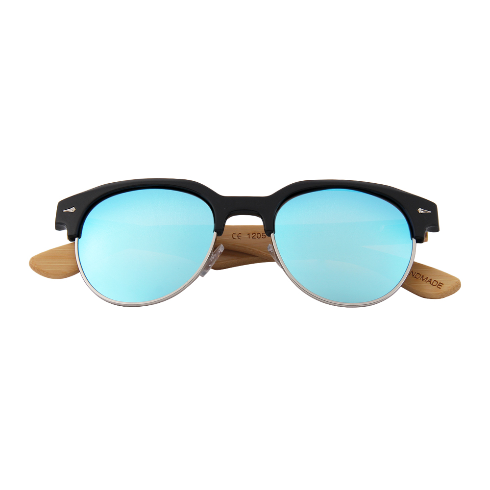 Wooden Series Bamboo Vintage RetroShade Sunglasses (SAINTMARIE) 1