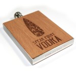 3 Oz. Wooden Hip Flask (YAKIMA) 1 3 Oz. Wooden Hip Flask (YAKIMA) 1