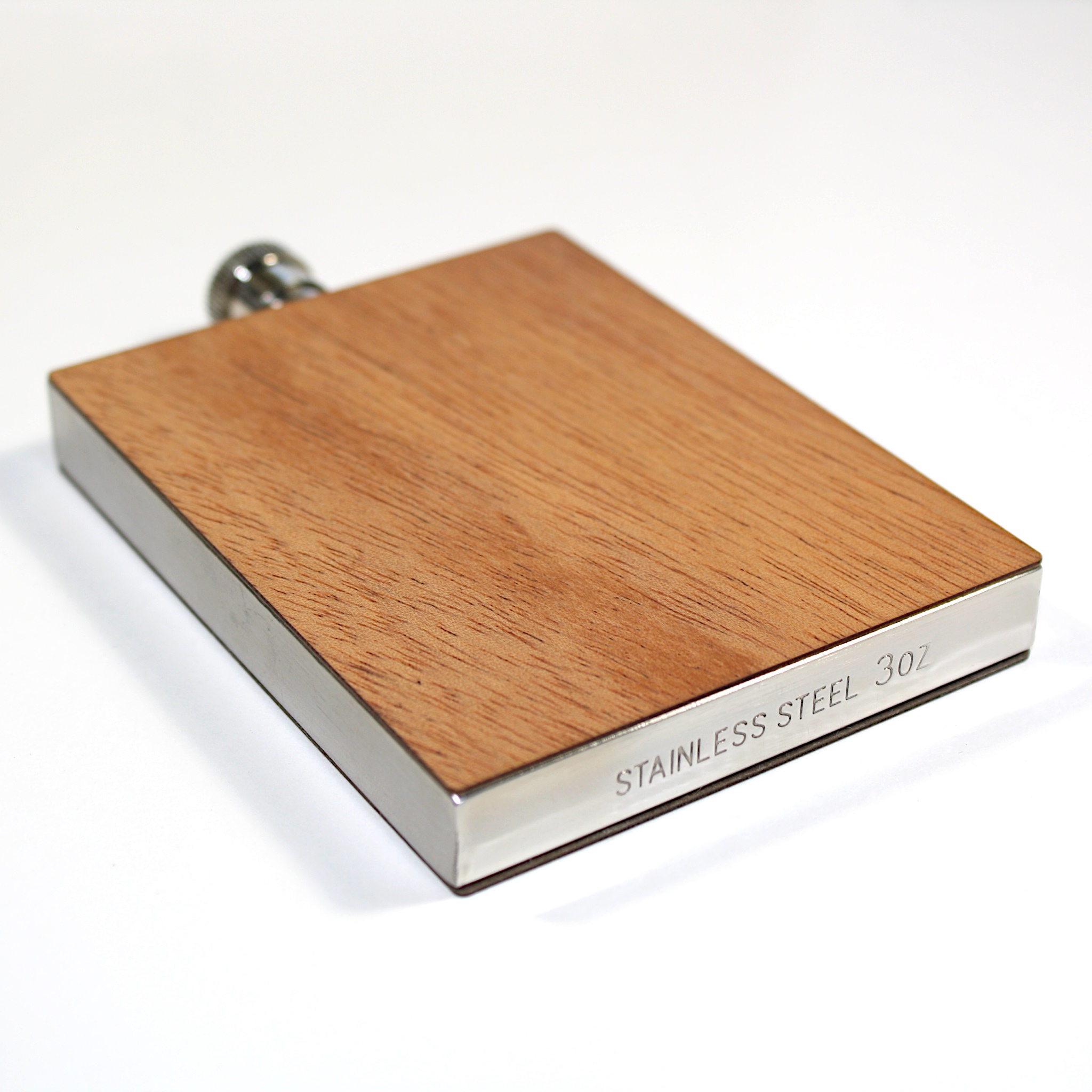 3 Oz. Wooden Hip Flask (YAKIMA) 1