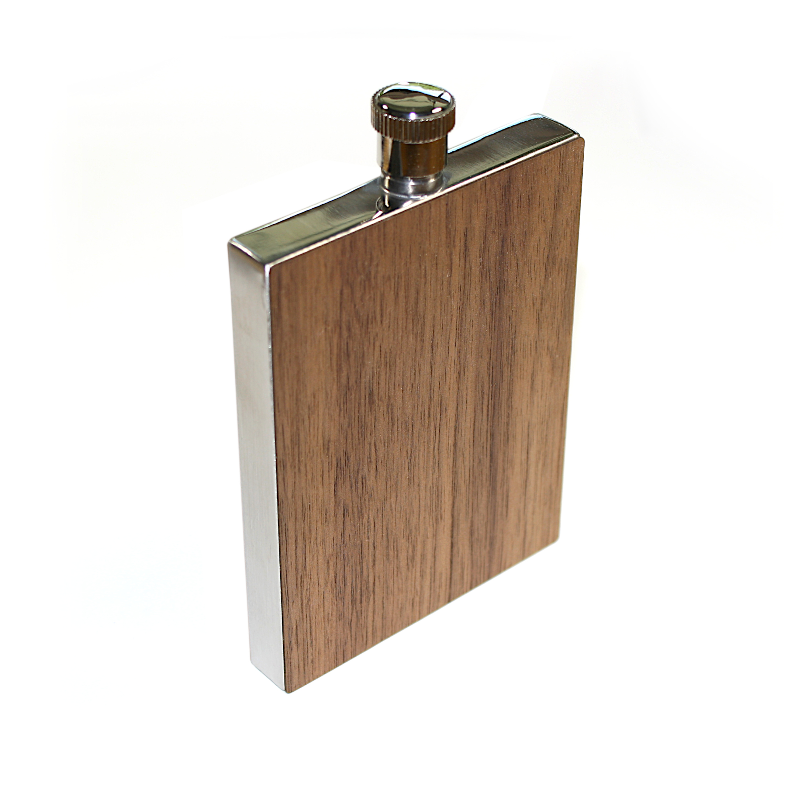 3 Oz. Wooden Hip Flask (YAKIMA) 1