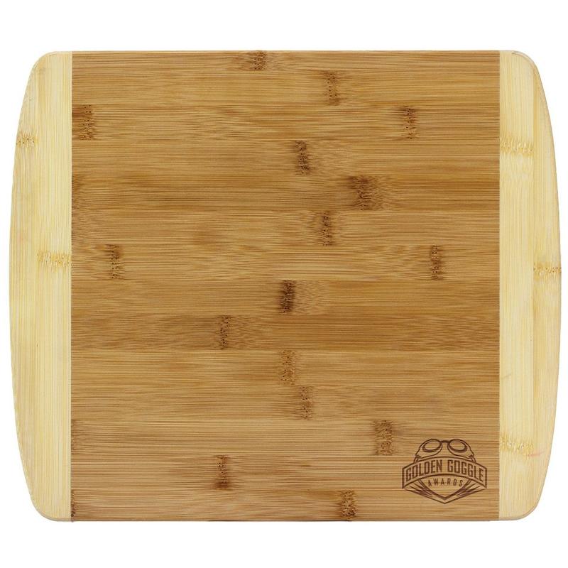 2-Tone Bamboo Bar Board - 13" 1 2-Tone Bamboo Bar Board - 13" 1