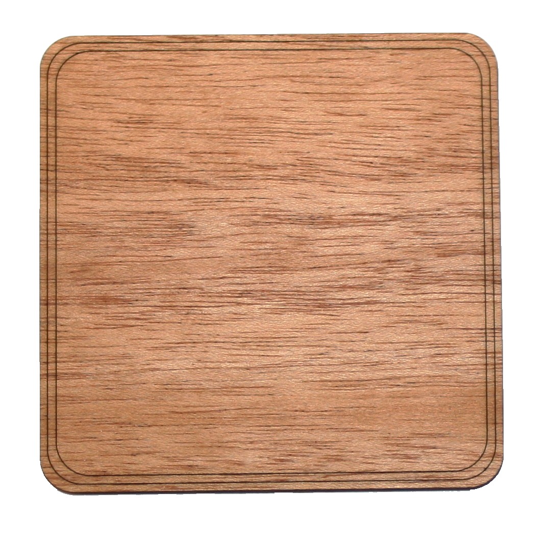 4" Coaster Wooden (ELDORADO) 1