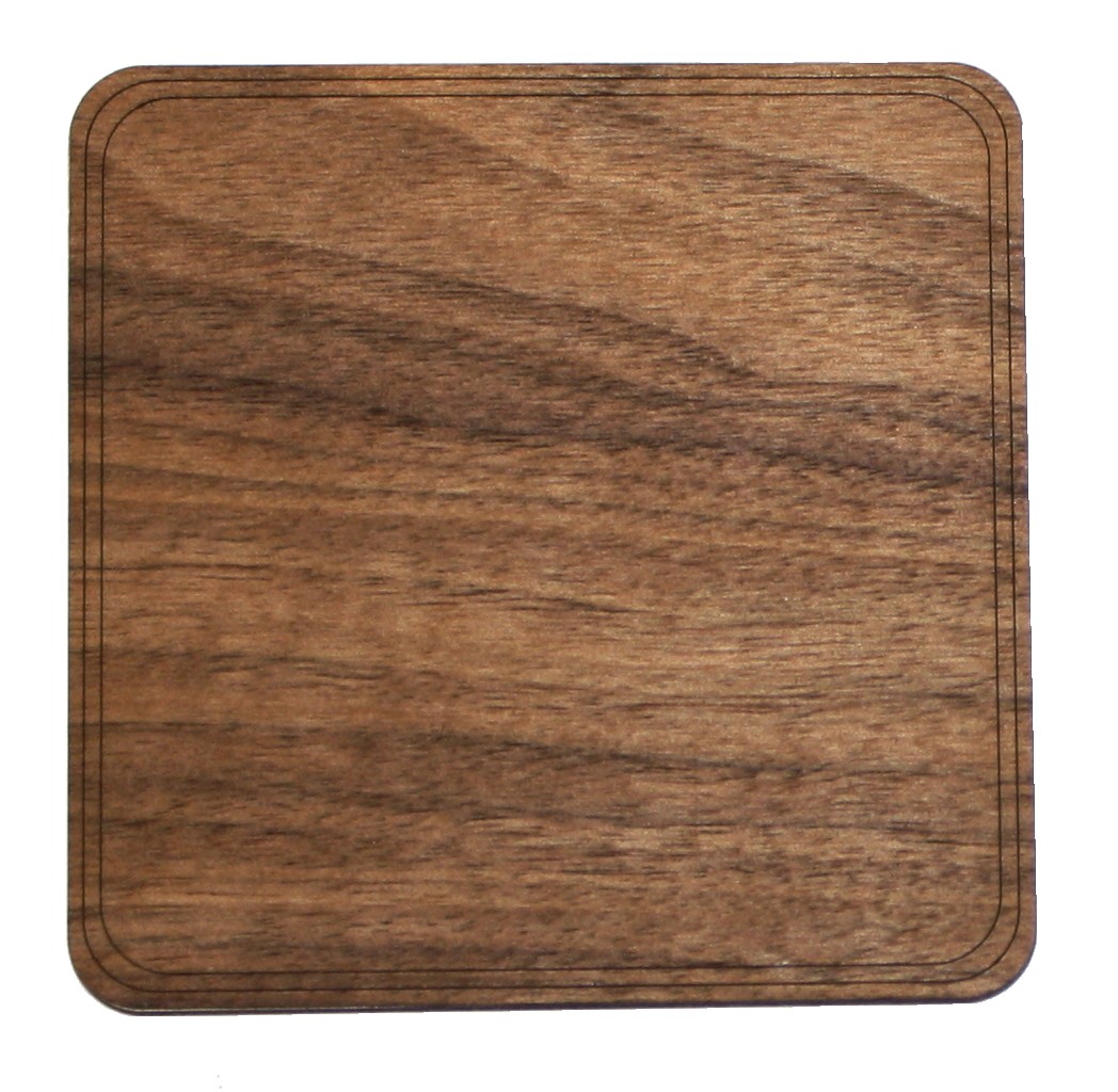 4" Coaster Wooden (ELDORADO) 1