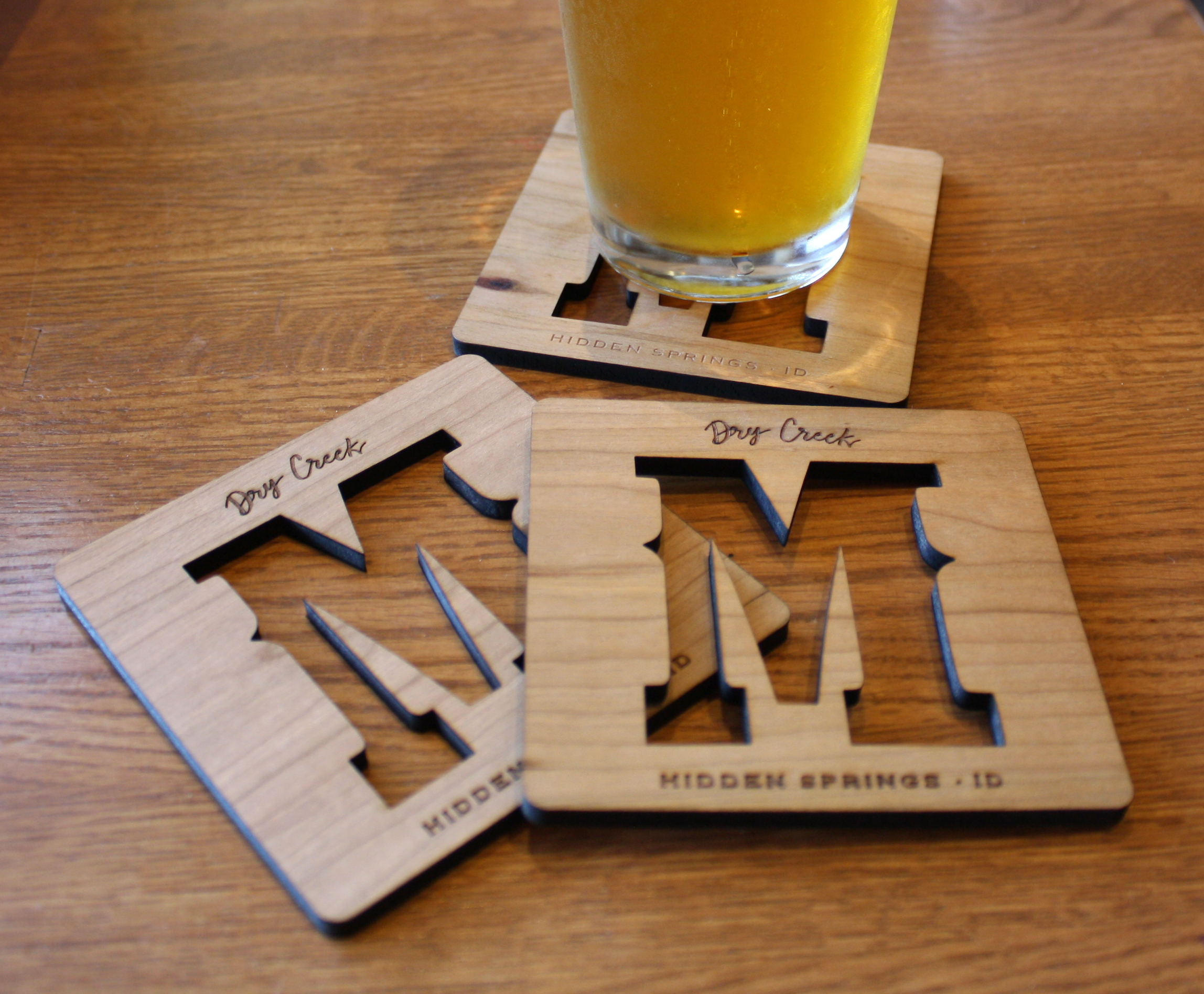 4" Coaster Wooden (ELDORADO) 1