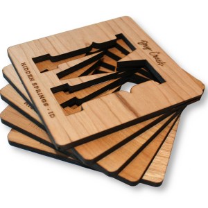 4" Coaster Wooden (ELDORADO) 1 4" Coaster Wooden (ELDORADO) 1