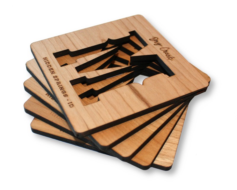 4" Coaster Wooden (ELDORADO) 1 4" Coaster Wooden (ELDORADO) 1