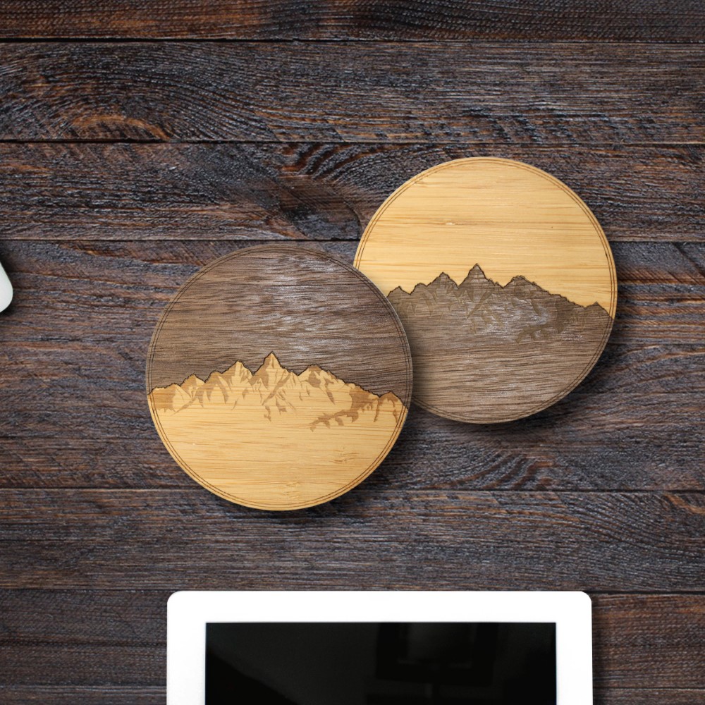 4" Coaster Wooden (ELDORADO) 1