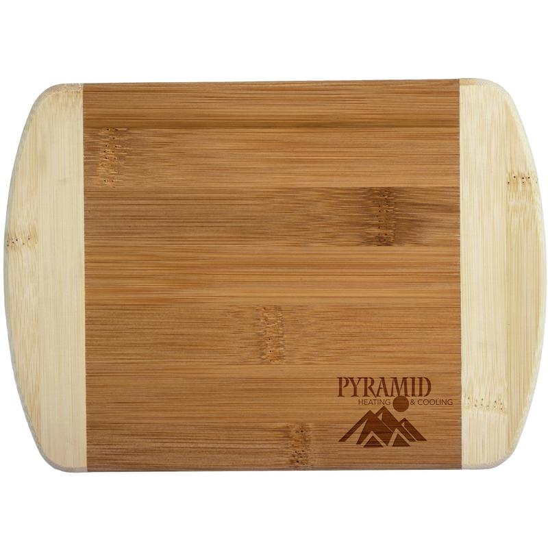 2-Tone Bamboo Bar Board - 8" 1