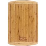 2-Tone Vertical Grain Grooved Bamboo Cutting Board - 18" 1 2-Tone Vertical Grain Grooved Bamboo Cutting Board - 18" 1