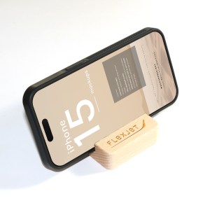 Phone Stand Block Maple (HAYSTACK) 1 Phone Stand Block Maple (HAYSTACK) 1