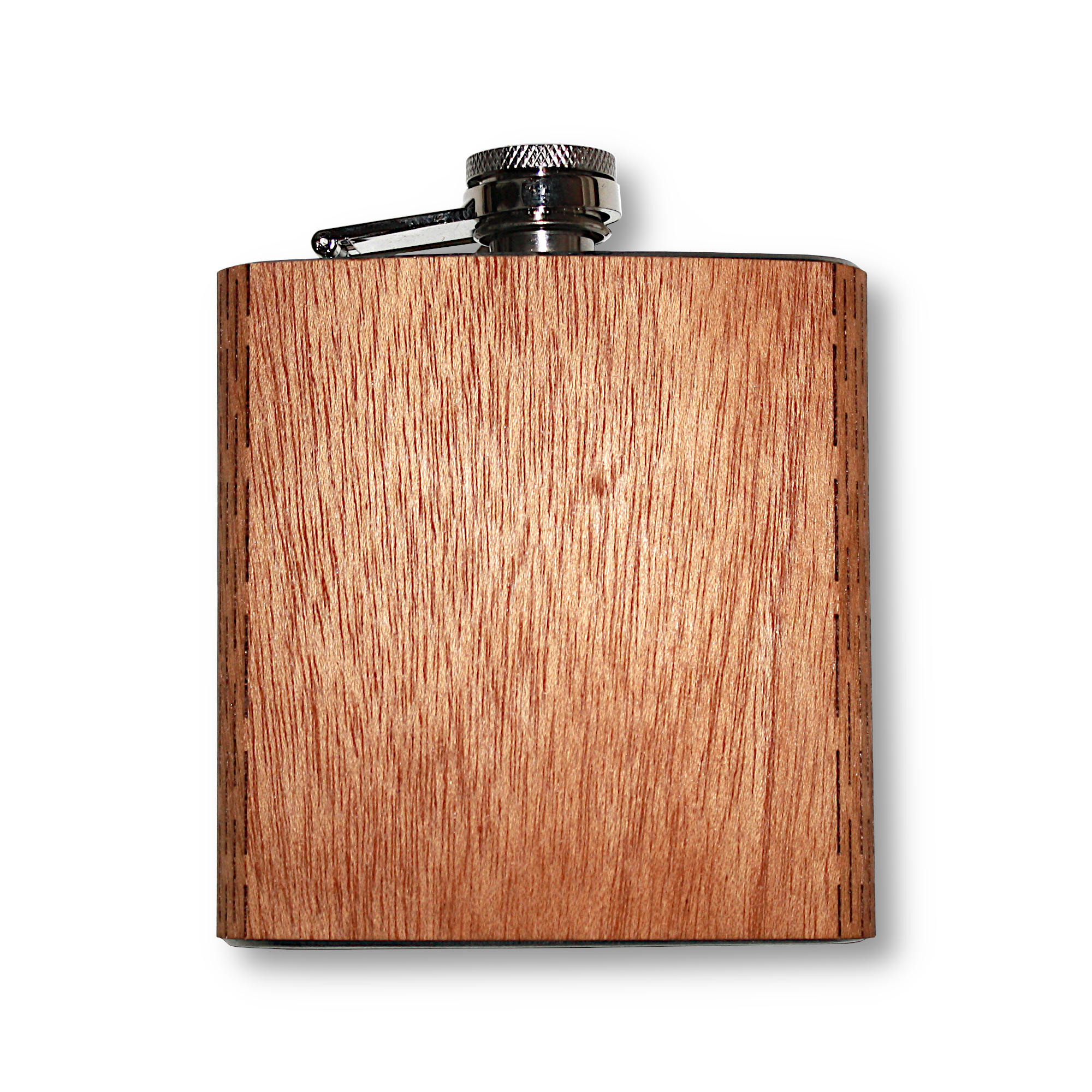 6 Oz. Wooden Hip Flask (COLUMBIA) 1