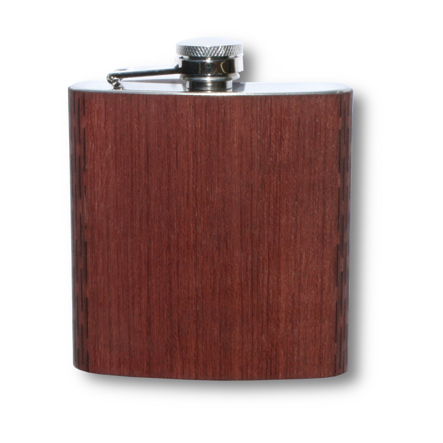 6 Oz. Wooden Hip Flask (COLUMBIA) 1