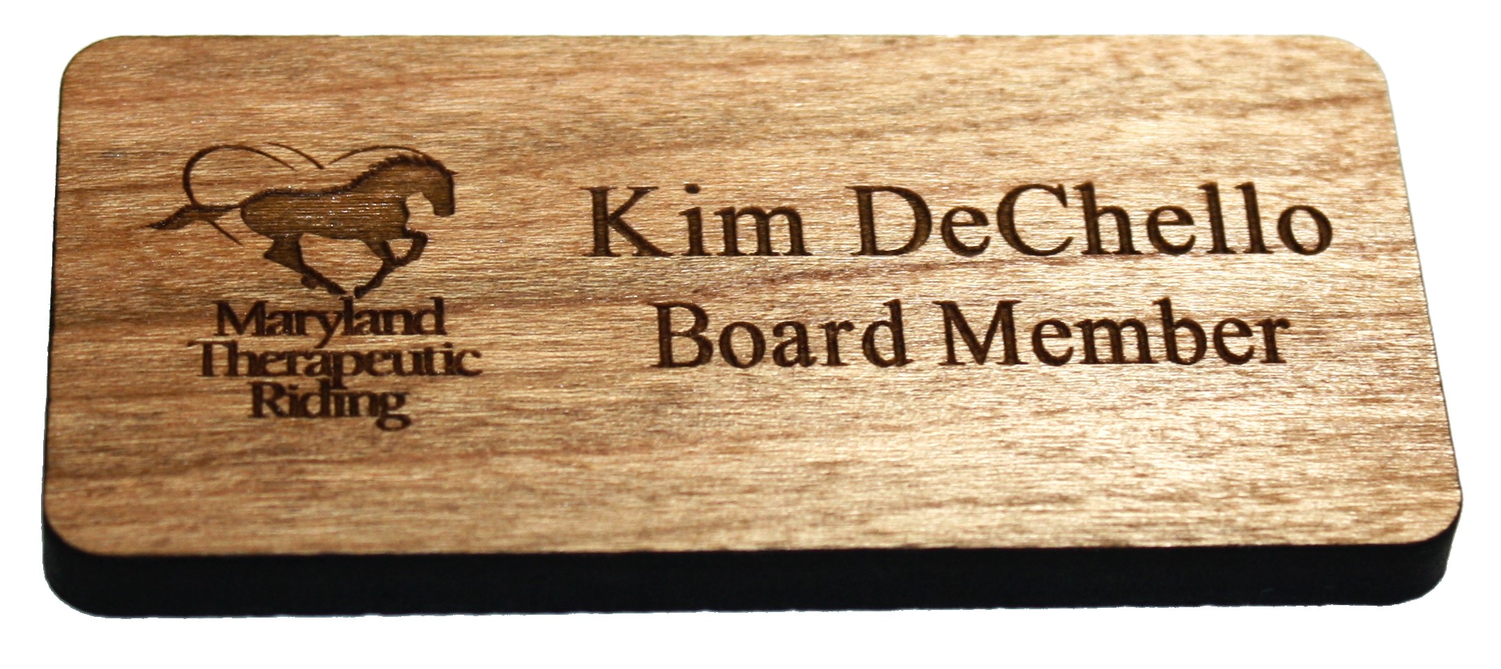 Wooden Name Tag 1