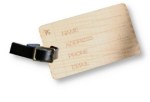 Slim Wooden Engraved Luggage Tags (JARBRIDGE) 1 Slim Wooden Engraved Luggage Tags (JARBRIDGE) 1