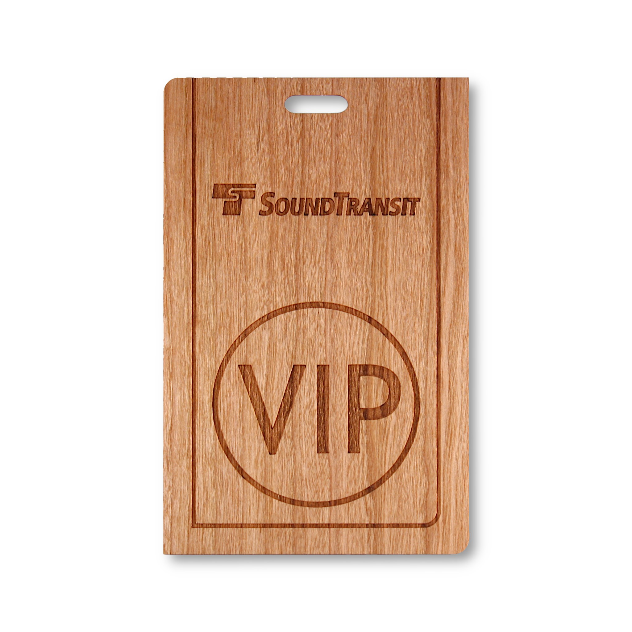 Real Wood Event Badge Credential 1