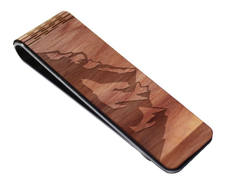 Wooden Money Clip (LEAVENWORTH) 1 Wooden Money Clip (LEAVENWORTH) 1