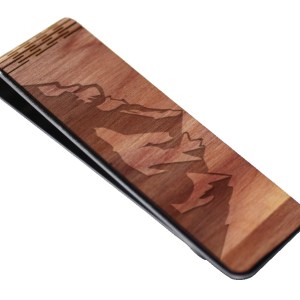Wooden Money Clip (LEAVENWORTH) 1 Wooden Money Clip (LEAVENWORTH) 1