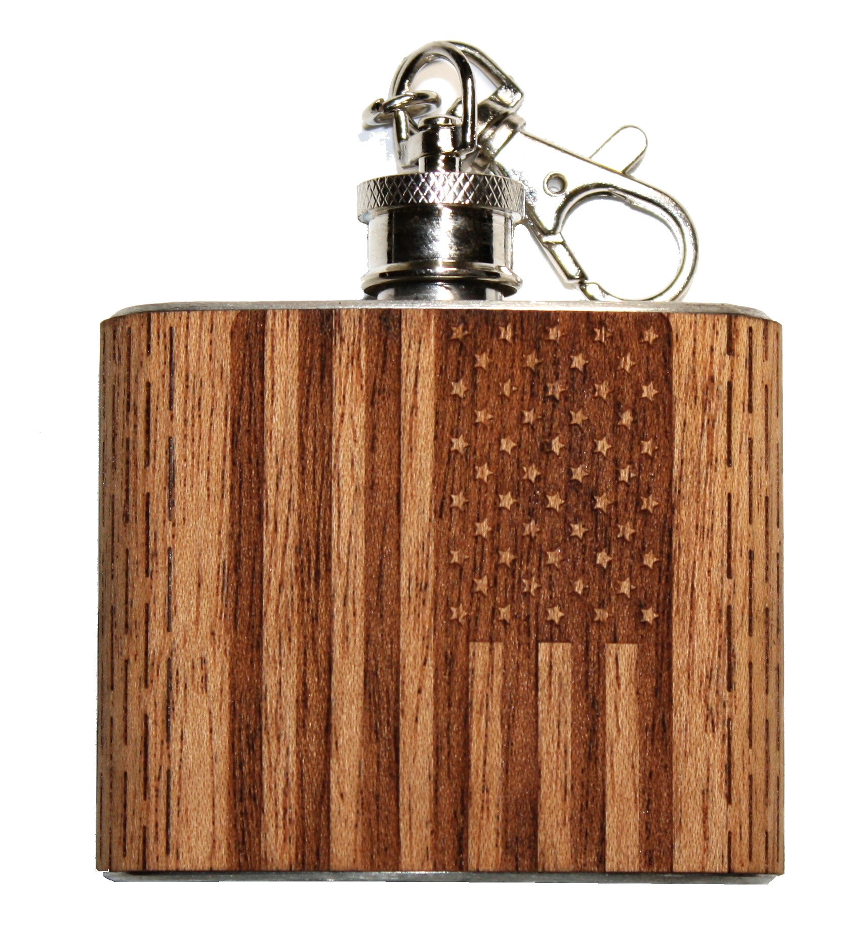 2 Oz. WUDN Keychain Flask (EASTFORK) 1