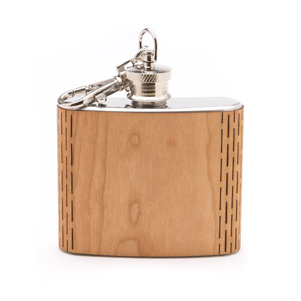 2 Oz. WUDN Keychain Flask (EASTFORK) 1