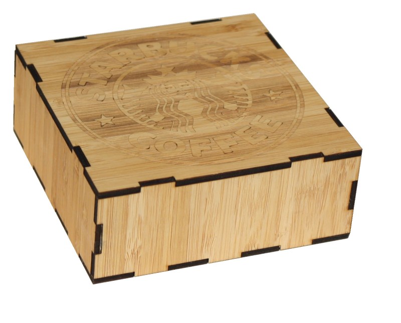 4" Wooden Coaster Box 1 4" Wooden Coaster Box 1