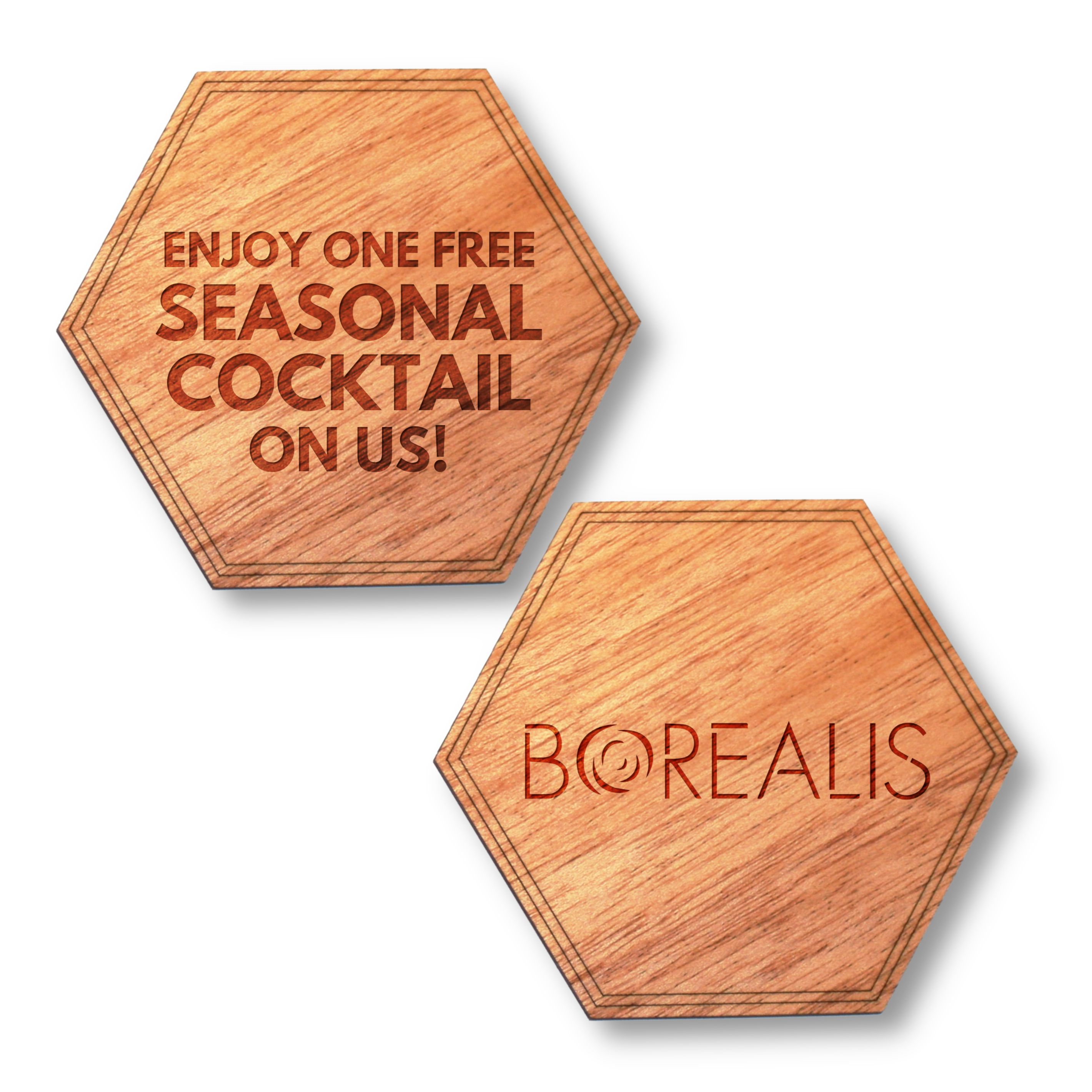 Wood Logo Coin-Token-Lapel Pin (LUCKYPEAK) 1