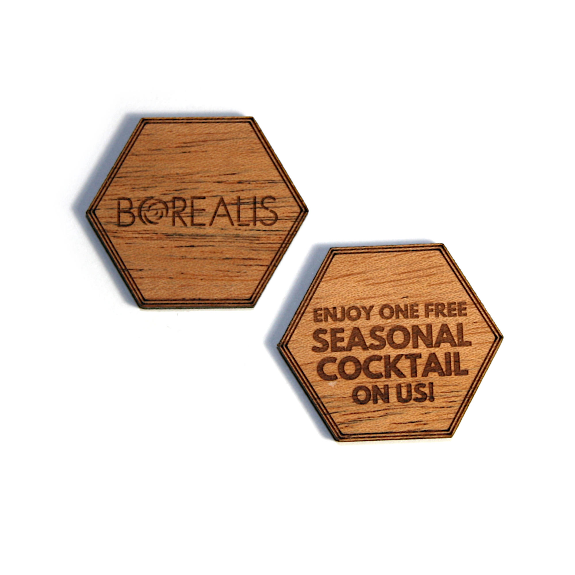 Wood Logo Coin-Token-Lapel Pin (LUCKYPEAK) 1