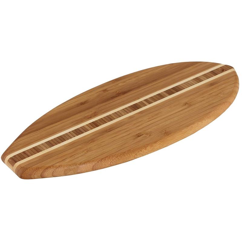 Surfboard 14.5" Bamboo Cutting Board 1