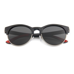 Recycled Skateboard Half Wood Handrail Wooden Sunglasses (WALLACE) 1 Recycled Skateboard Half Wood Handrail Wooden Sunglasses (WALLACE) 1