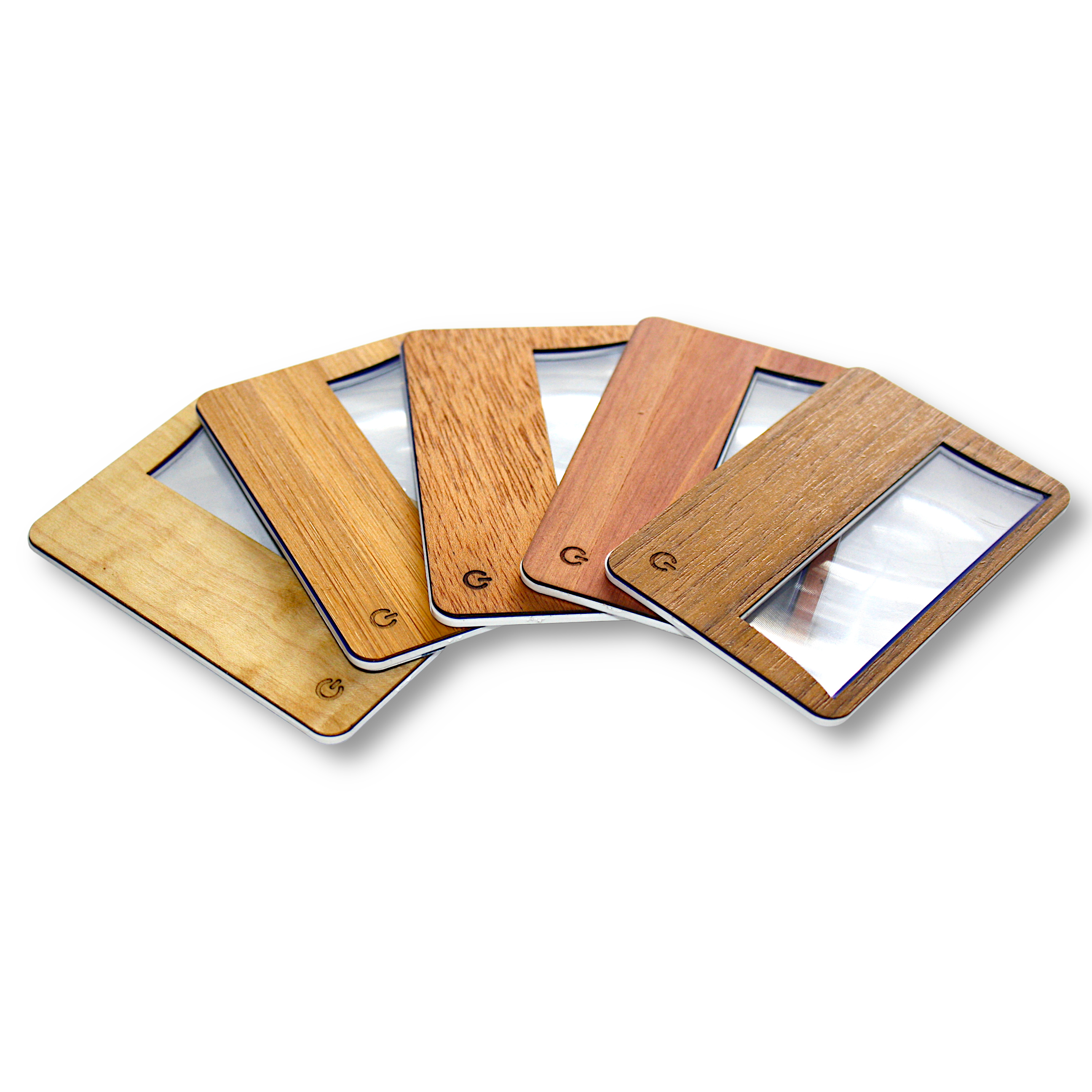Wooden Credit-Card Magnifying LED Light (RATTLER) 1