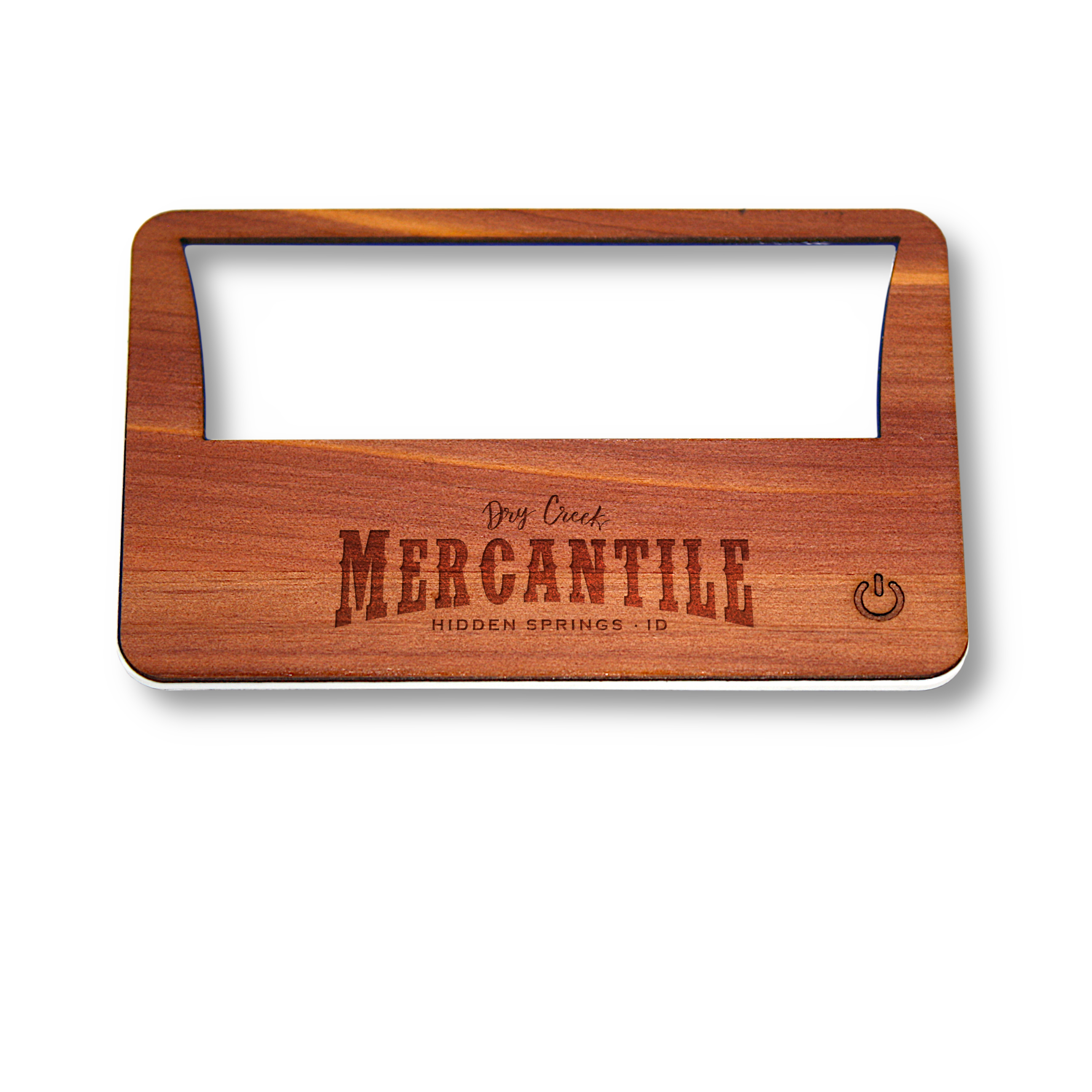 Wooden Credit-Card Magnifying LED Light (RATTLER) 1