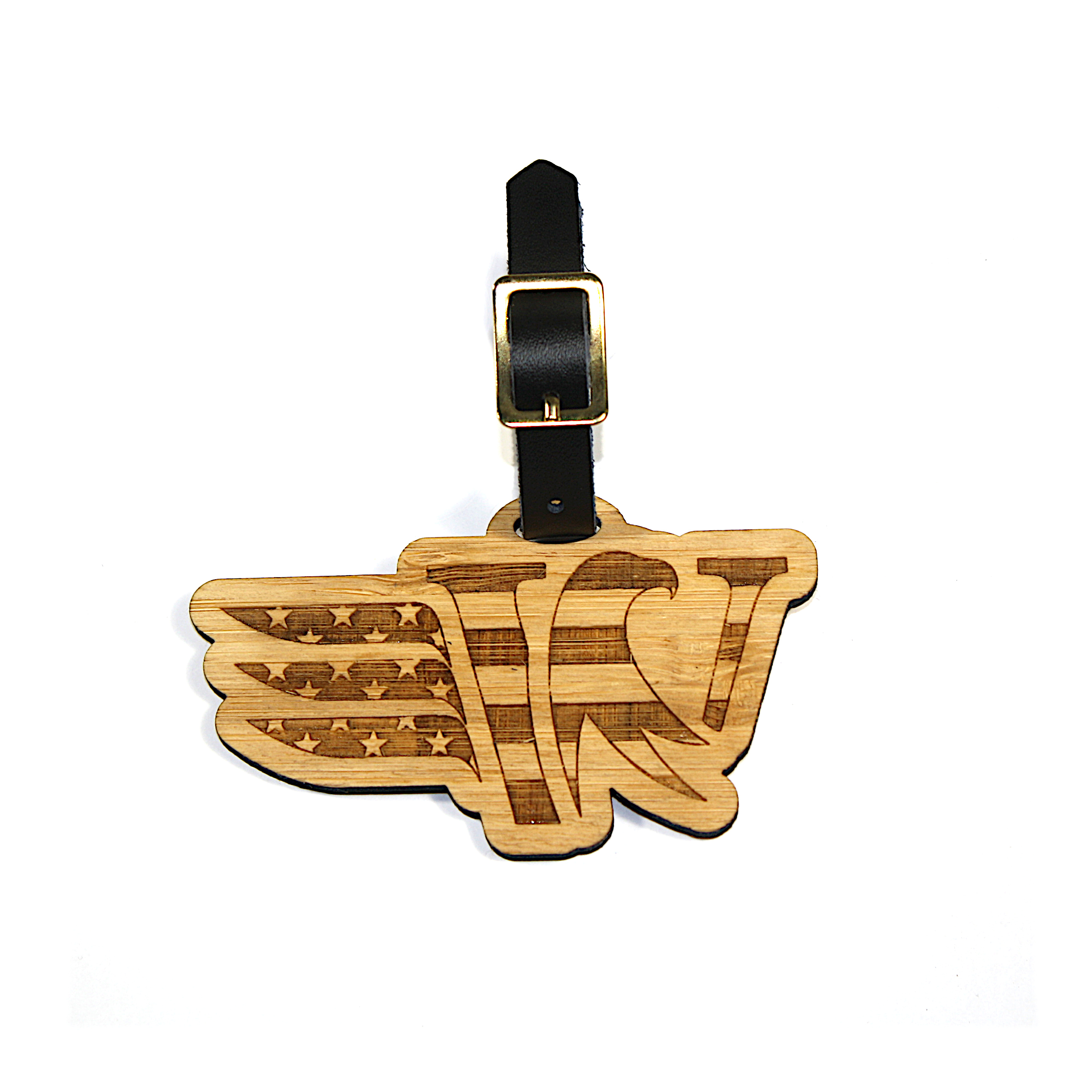 Wooden Engraved Bag Tag (JEROME) 1