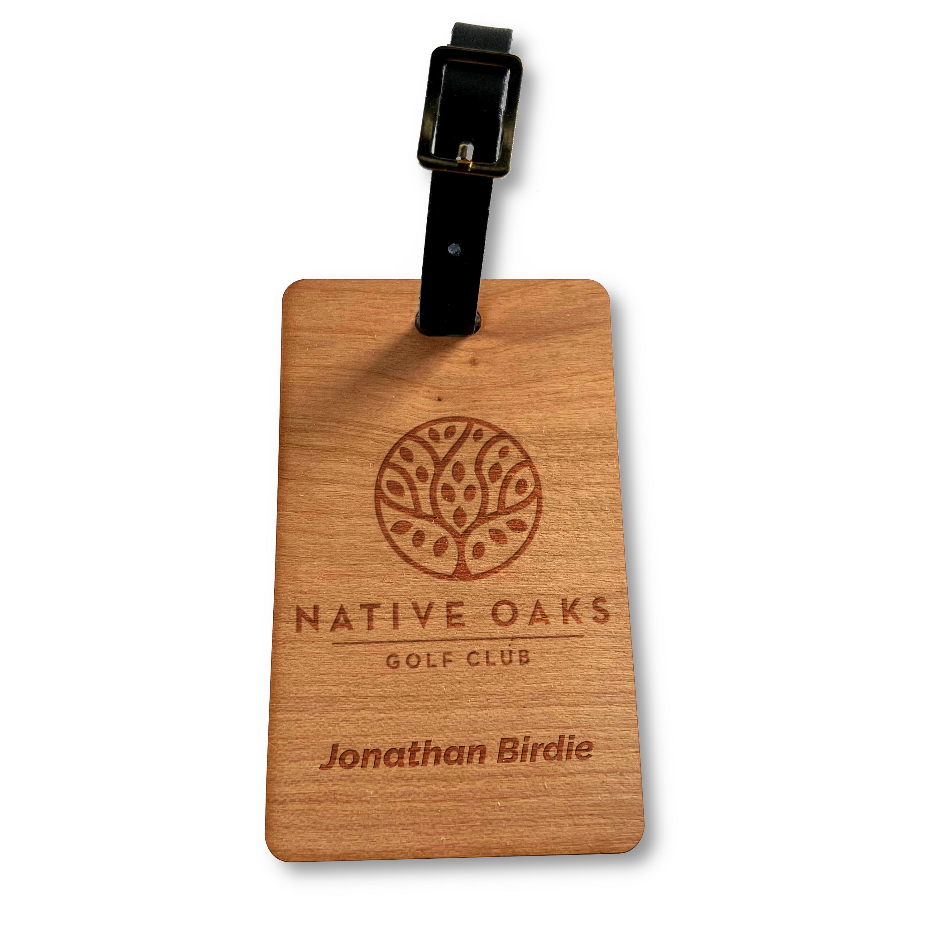 Wooden Engraved Bag Tag (JEROME) 1
