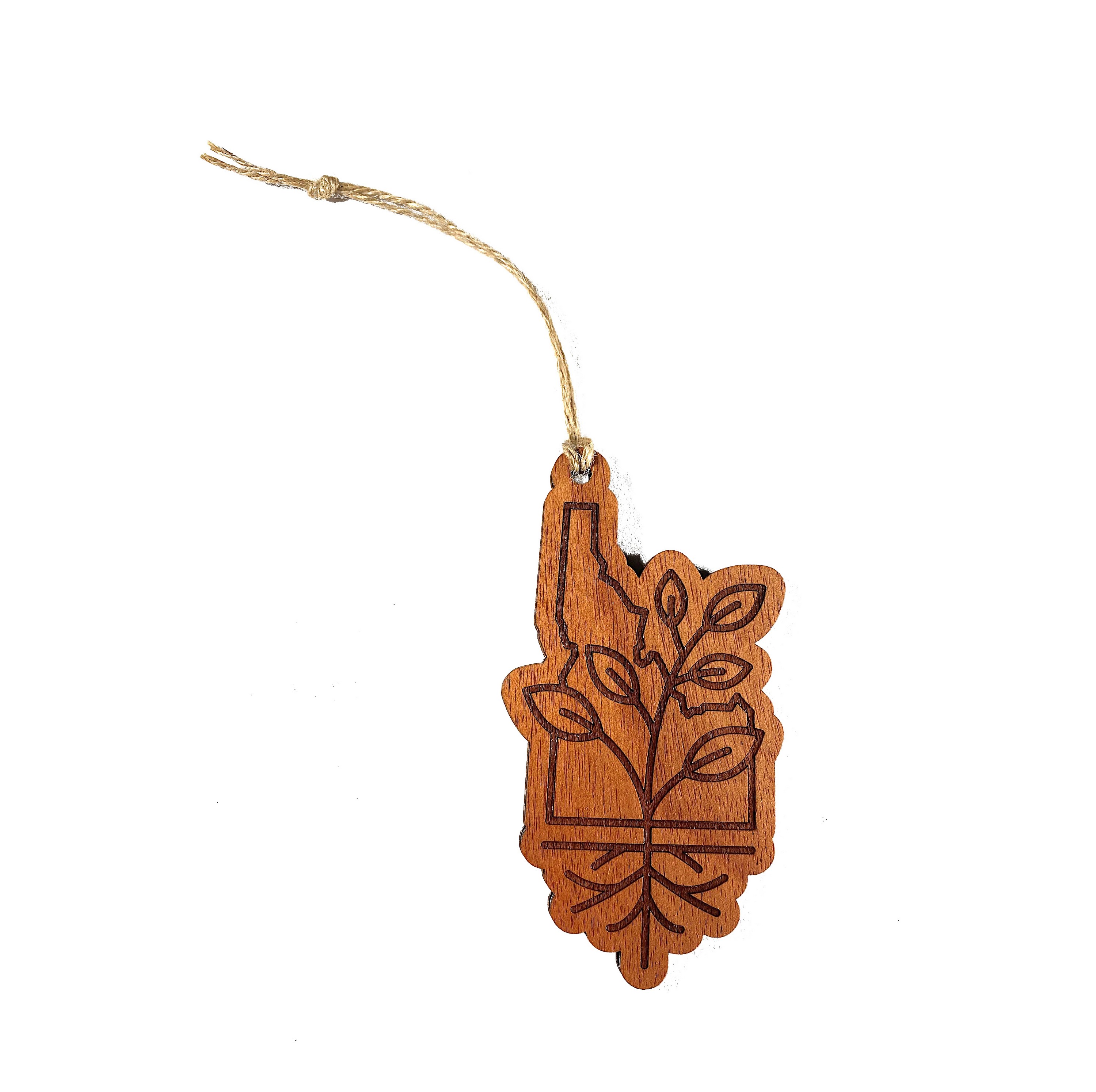 Wooden Pendant Ornament (KOOTENAI) 1
