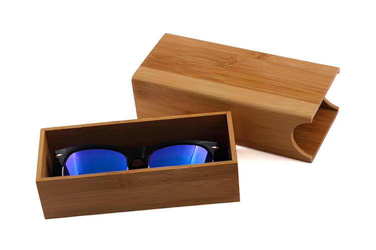 Natural Bamboo Sliding Case for Wooden Sunglasses 1