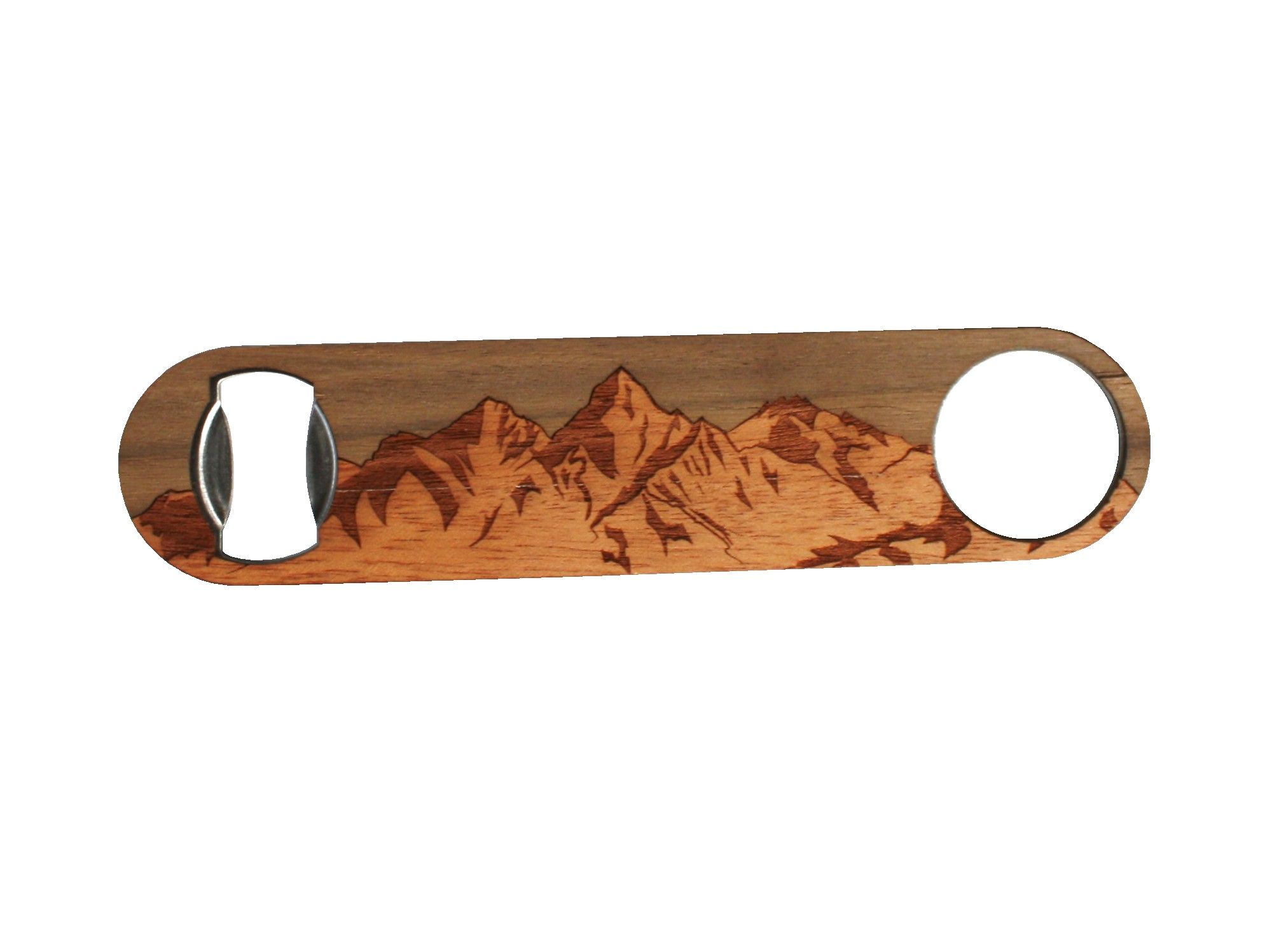 Wooden Industrial Bottle Opener (CANNON) 1