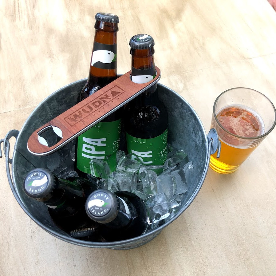 Wooden Industrial Bottle Opener (CANNON) 1