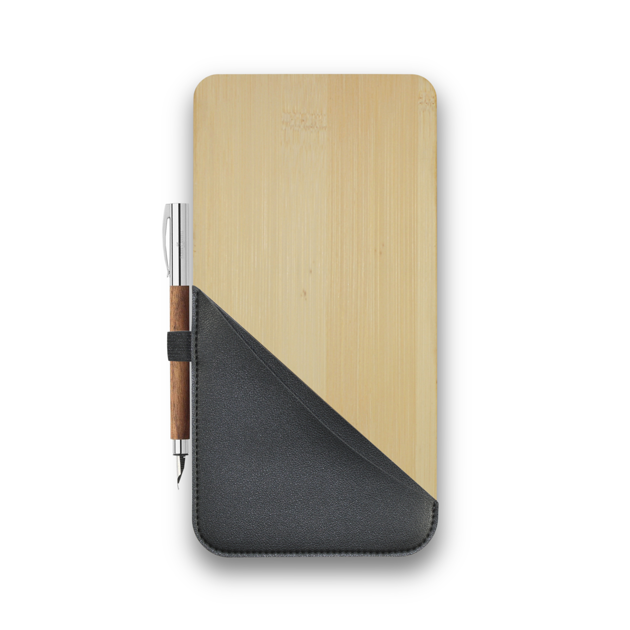 Restaurant Wood Vegan Leather Bill/Check Presenter (CHEHALIS) 1