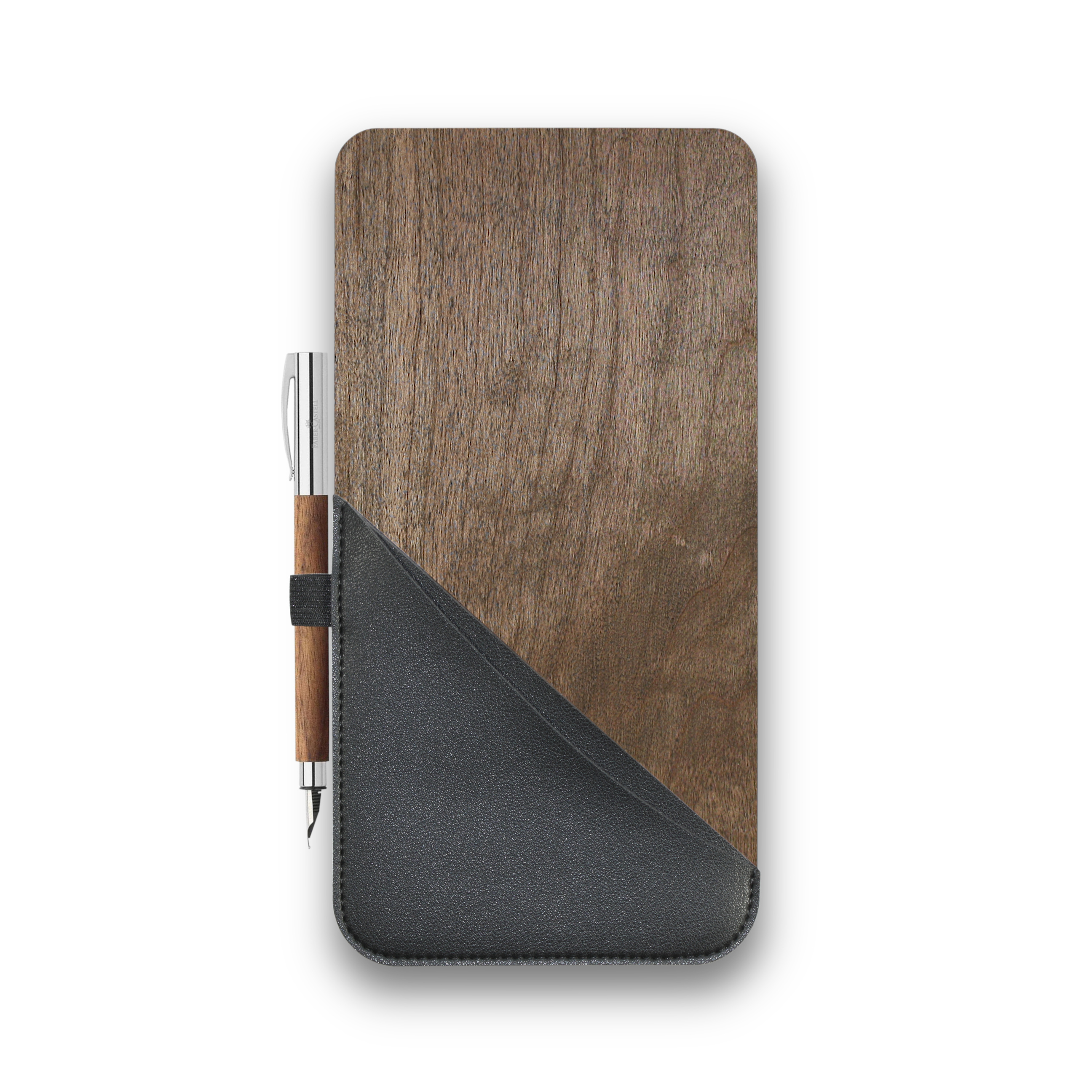 Restaurant Wood Vegan Leather Bill/Check Presenter (CHEHALIS) 1