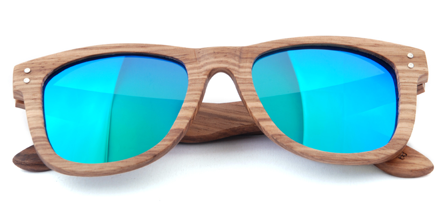 Wooden Classic Zebra Full Jacks Wooden Sunglasses (WARMCREEK) 1
