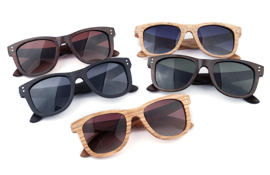 Wooden Classic Zebra Full Jacks Wooden Sunglasses (WARMCREEK) 1