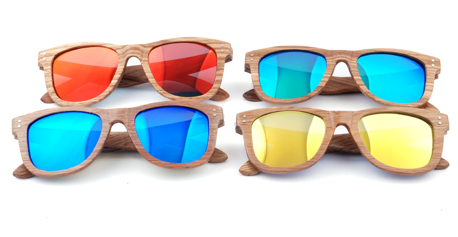 Wooden Classic Zebra Full Jacks Wooden Sunglasses (WARMCREEK) 1