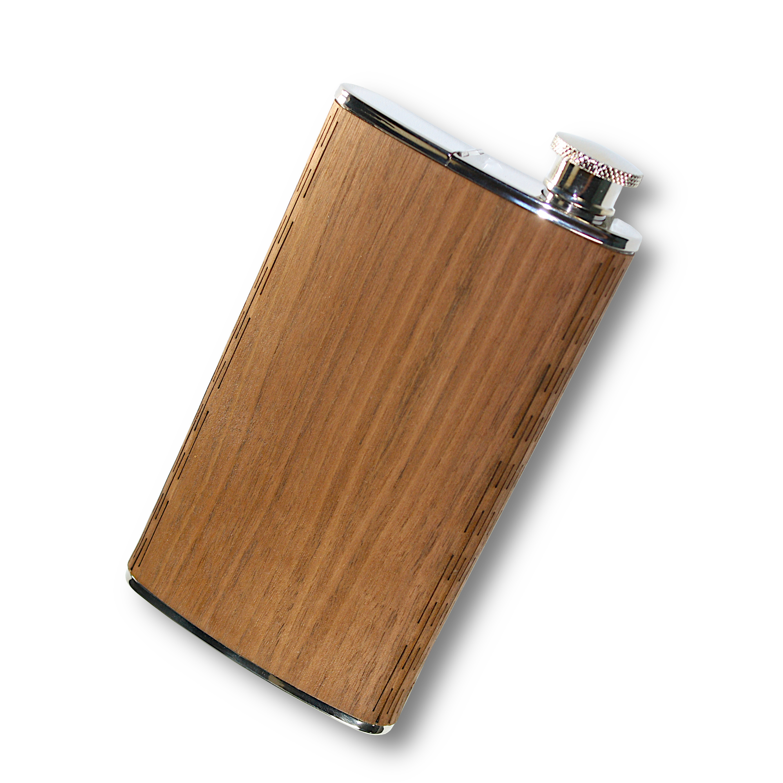 4 Oz. Wooden Cigar Flask (CRATER) 1