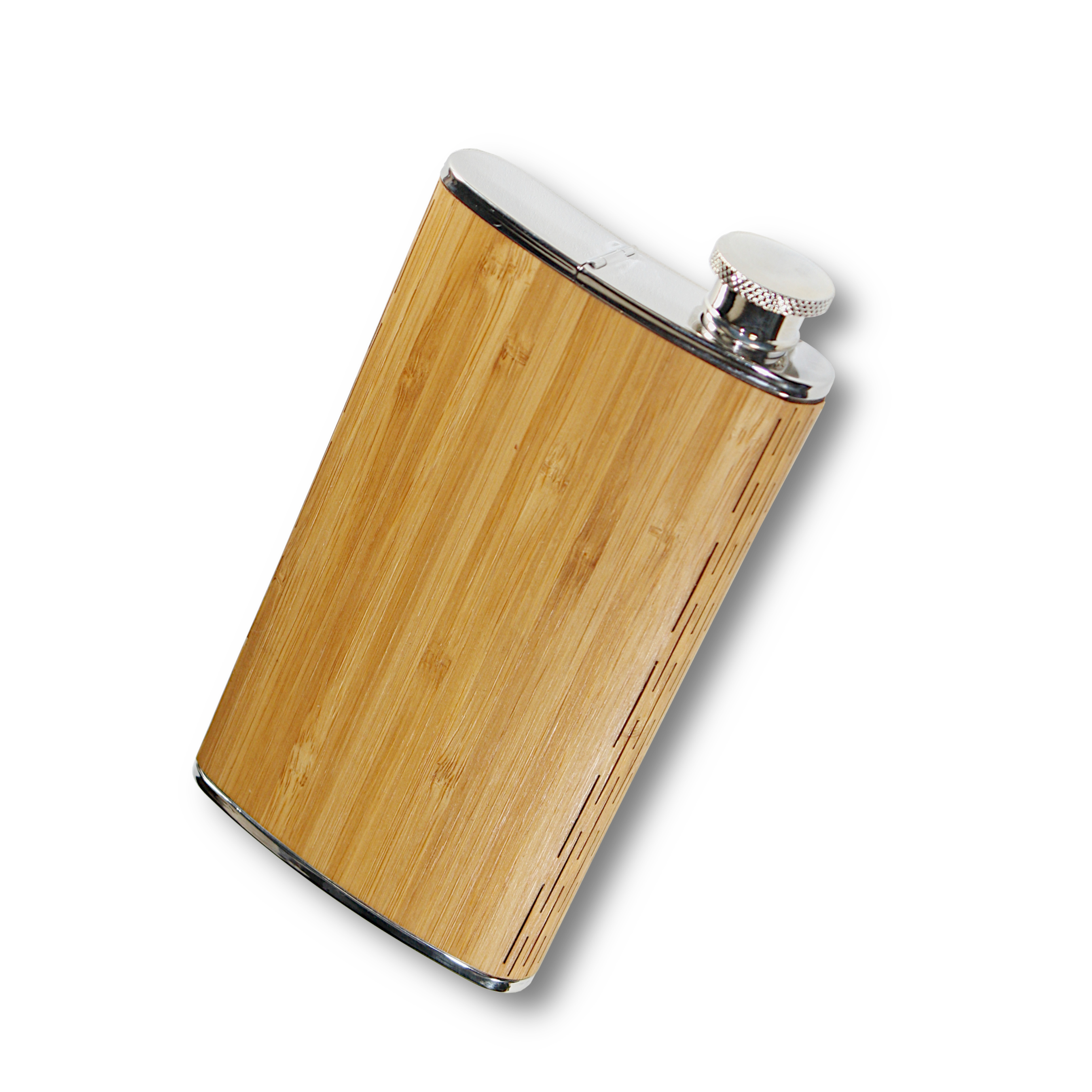 4 Oz. Wooden Cigar Flask (CRATER) 1