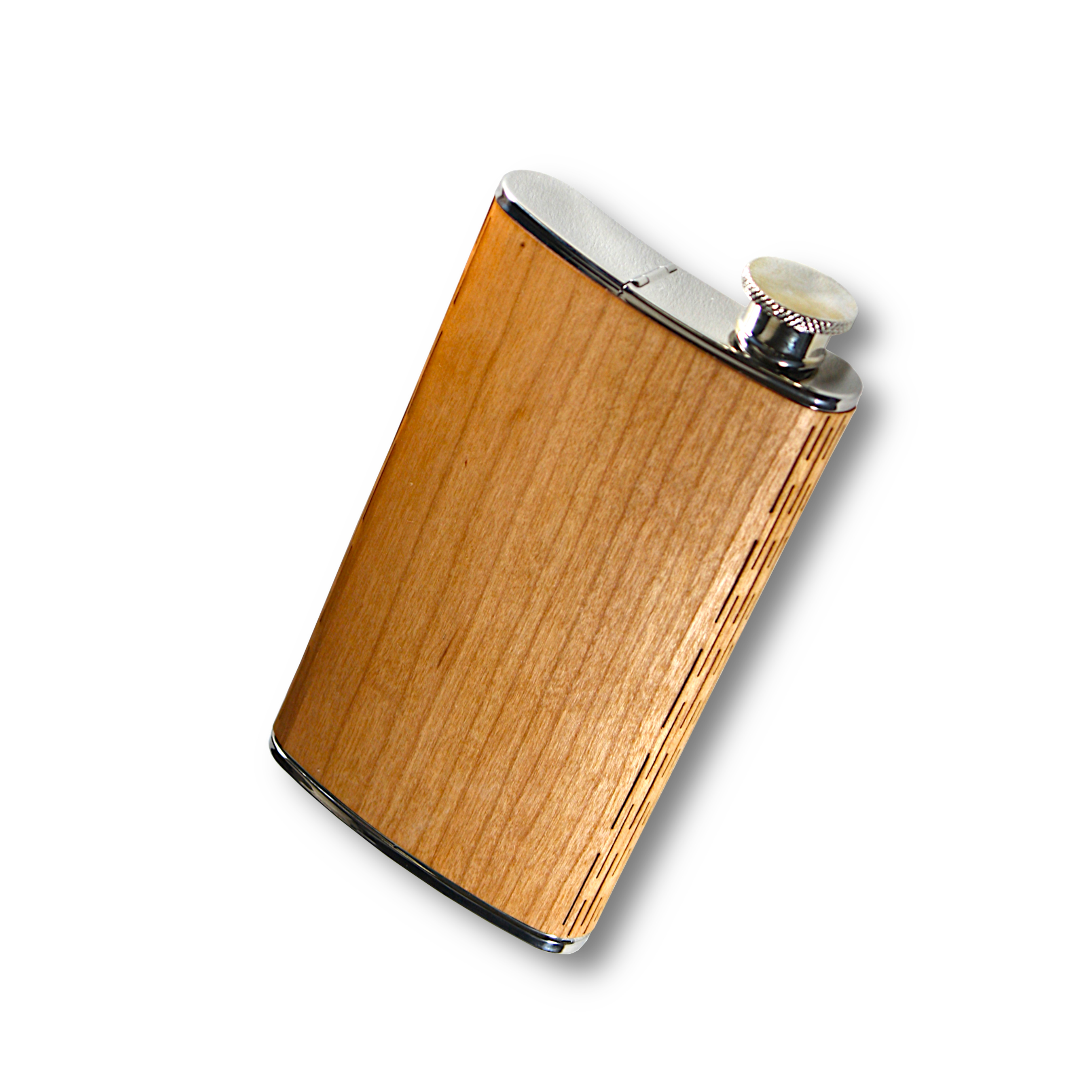 4 Oz. Wooden Cigar Flask (CRATER) 1