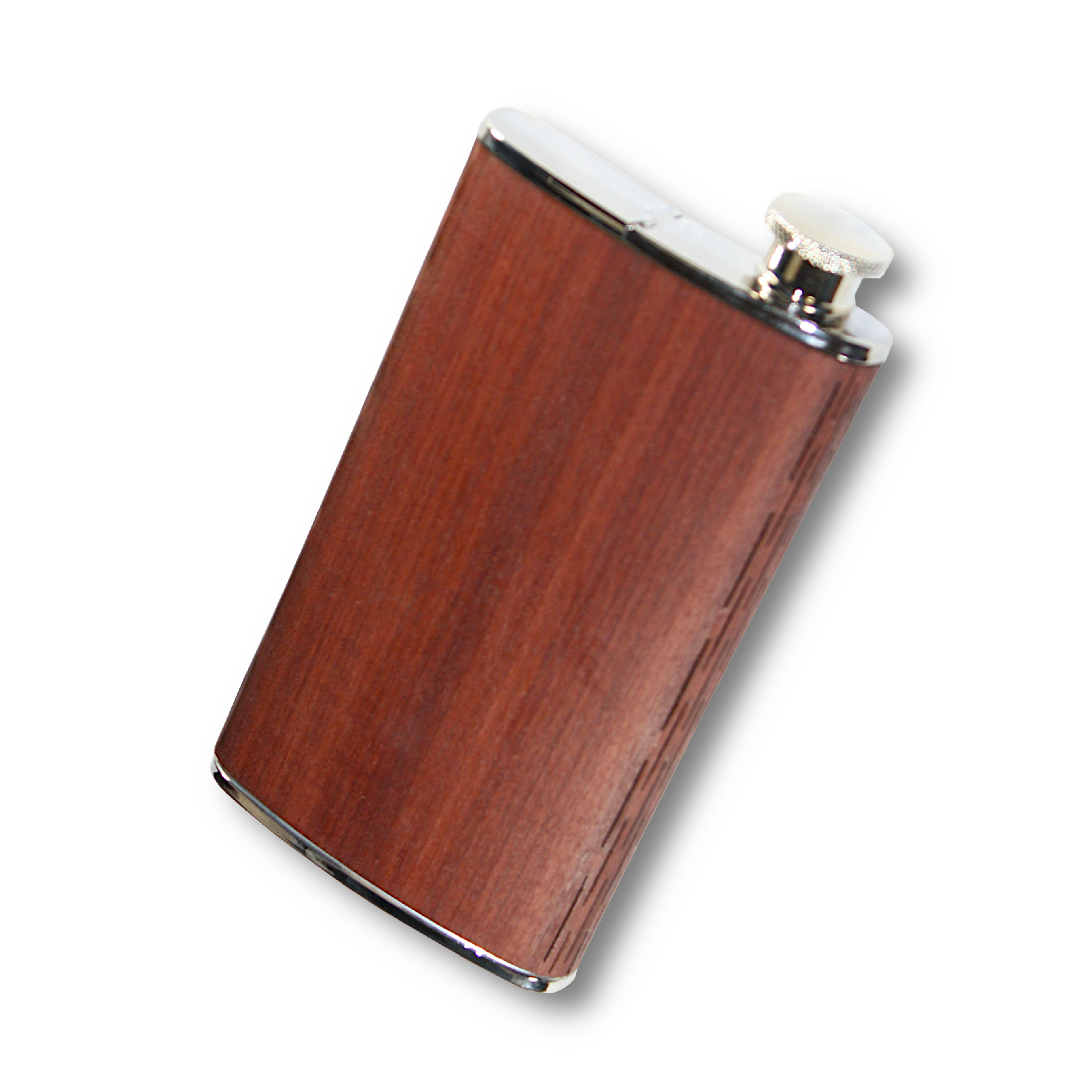 4 Oz. Wooden Cigar Flask (CRATER) 1