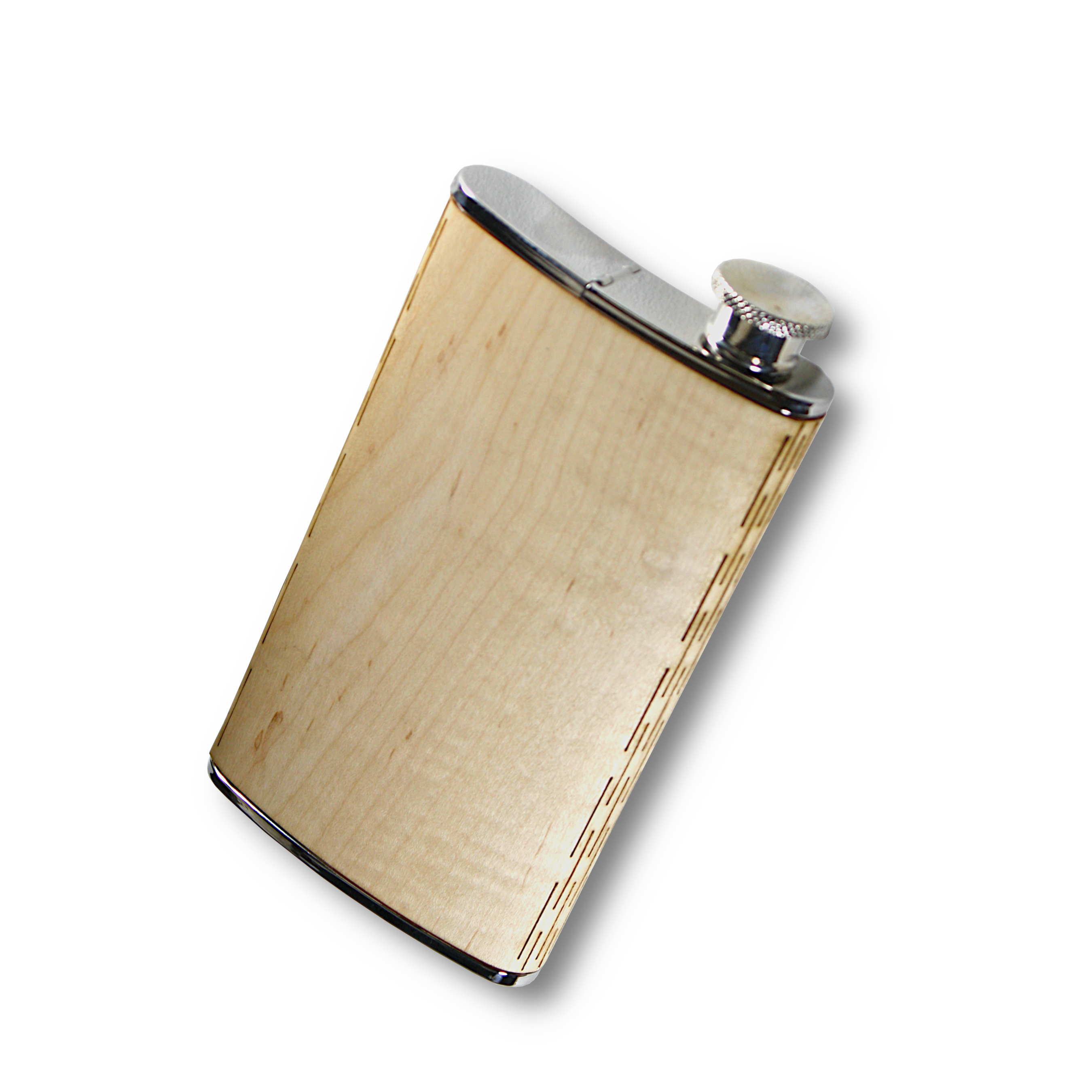 4 Oz. Wooden Cigar Flask (CRATER) 1