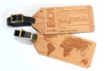 Heavy Duty Wooden Engraved Luggage Tags (HOMER) 1 Heavy Duty Wooden Engraved Luggage Tags (HOMER) 1