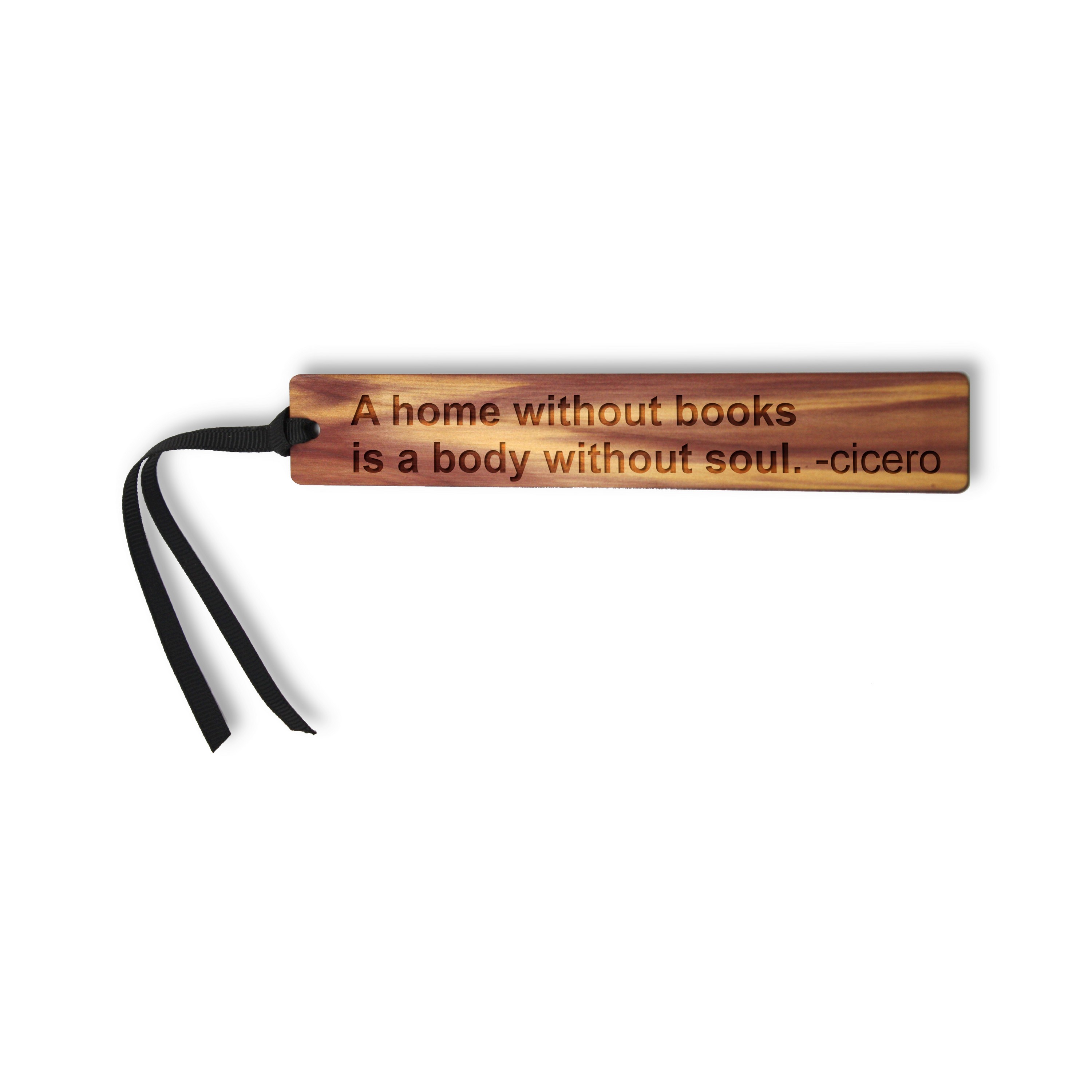 Small Real Wood Bookmark Slim (LAKEWOOD) 1