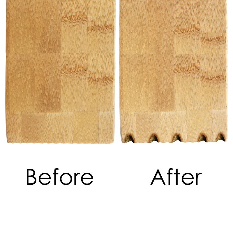 Bamboo BBQ Grill Scraper with Bottle Opener 1